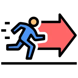 Jeu de réaction de contrôle des impulsions Go/No-Go