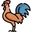 Icône Année du Coq
